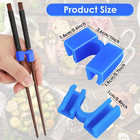 5pcs Reusable Chopstick Helper Trainer Set For Kids   Adults Beginners - New