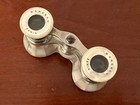 Antique French Mother Of Pearl And Nickel Opera Glasses Marceau Paris