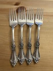 Wallace Royal Rose Sterling Silver Dessert Fork 5 3 4    No Monogram 44g