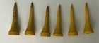 Six Vintage Wooden Chesapeake And Ohio Railway  chessie   Csx  Golf Tees