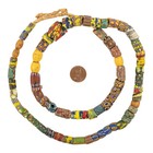Antique Venetian Millefiori African Trade Beads  20681 10mm Ghana Multicolor
