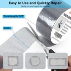 Grey Window Screen Repair Tape  2in X 15ft  180in  X 15ft  Gray 