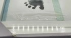 New Moon   Stars Baby Print 8  X 10  Picture Frame Includes Ink Pad Pkg Dmg