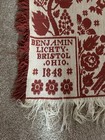 Rare  1848 Coverlet By Benjamin Lichty  Bristol  Ohio  66    X 83   
