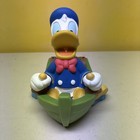 Disney Donald Duck Rowboat Hard Plastic Vinyl  Bank
