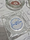 6 Vtg Las Vegas Casino-hotel Glass Ashtrays Mgm Grand Riviera Holiday Inn