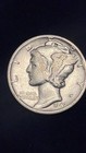 1942 Mercury Dime     No Mint Mark   90  Silver Error
