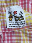 Vintage 1970s Girl Pants Size 8 Slim Plaid Flare Walt Disney Winnie The Pooh