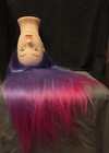 Pre Owned Cosmetology Practice Mannequin Head With Full Length Hair  
