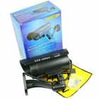 2 Pack Ir Bullet Fake Dummy Surveillance Security Camera With Record Light-black