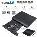 For Laptop Pc Macbook Usb 3 0 External Slim Dvd Cd Drive Burner Reader Player