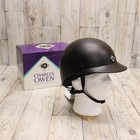 Charles Owen Riding Helmet -size 7-1 4  59cm - Jr8 Ltd Black