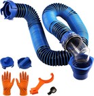 Rv Sewer Hose Kit  10ft Heavy-duty Camper Sewer Hose Leak-proof Swivel Fittings 