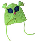 Yellow Knit Owl Hat Sz 2-3 Little Girl By Deux Par Deux 