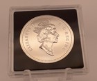 1972-1997 Canada Hockey Proof  925 Silver Dollar In Capsule With Sleeve 