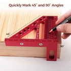 3d Multi-angle Measuring Ruler - Small Carpenter Square Woodworking Tool  45     