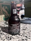 7 Up Vintage Brown Glass Soda Advertising Bottle  a Fresh Up Drink 