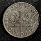2001-p Roosevelt Dime  Au  Fb  Off Center Strike  Strong Rims  Luster  10-0716