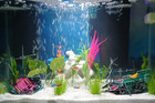 Sunken Ship Aquarium Decoration With Air Bubbler For Fish Tank Aeration