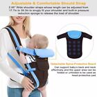 Newborn Baby Carrier Sling Wrap Backpack Ergonomic 4 Position Front Back Chest