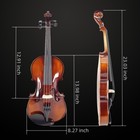 4 String Violin Kit 4 4 Violin Solid Wood Ebony Fittings Maple Spruce Nice Tone