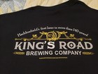 King s Road Brewing Co Beer Black T Shirt  Haddonfield Nj Mens Size Large New 