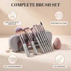 Travel Makeup Brush Set Bs-mall14 Pcs Professional Brushes Champagne