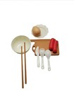 Mini Toy Kitchen Set For Kids     Pots  Pans  Utensils   Play Food Accessories