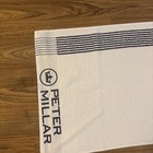 Peter Millar 22 X 44 Golf Tour Caddy Towel In White W blue Stripes New - No Bag 