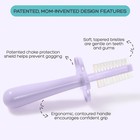 Double-sided Toothbrush For Babies And Toddler  Finger Brush  1 Pack  Lavender