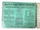1941 Conoco Touraide Travel Bureau Road Map Log Book Route 66 Era Spiral Bound