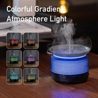 Essential Oil Diffuser Waterfall Cloud Water Fountain Humidifier  Crack Black