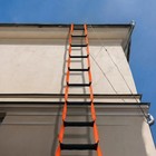 Fire Escape Ladder  10 Feet Portable Safety Rope Ladder With 2 Hooks For 2-3 Sto