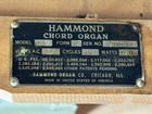 1956 Hammond Chord Organ S6 W bench Sounds Amazing  29 New Glass Tubes W manuals