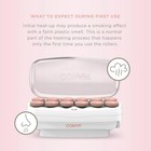 New - Conair Big Curls And Waves Jumbo Ceramic Hot Rollers 1 1 2 Inch - Pink