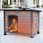 Dog House Outdoor Weatherproof Insulated Dog House L Dog Kennel