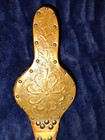 Vintage Wood Leather Brass Antique Fire Hand Bellows
