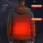 New Heated Men Women Cotton Coat Usb Smart Electric Heated Jackets Winter
