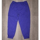 Ll Bean Women s Large Convertible Zip Off Cargo Hiking Pants Blue Ripstop Nylon