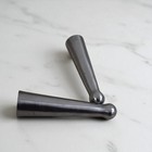 Hand-forged Medieval Iron Butt Cap Set Of 2     Steel End Cap For Spear Polearm