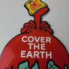 Vintage Sherwin Williams Sign - Swp Paints Porcelain Gas Pump Sign