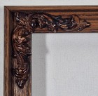 Vintage Oak Ornate Corners 8x10 Wood Frame Country Farmhouse Victorian Gallery 