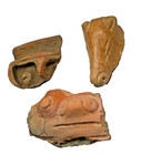 3 Rare Ancient Sculpture Fragments Venezuela 1000 Bc