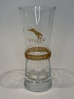 Meukow Cognac Gold Panther Logo Cordial Highball Glass Heavy Base Barware