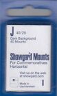 Showgard Black Stamp Mounts J 40x25 Mm Us Commemoratives Horizontal Pack Of 40