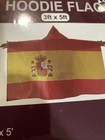 Spain Hoodie Flag - 3 Ft X 5 Ft - One Size Fits Most - City Gifts          New