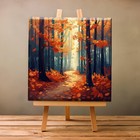 Paint By Numbers For Adults With Framed On Canvas  Autumn Forest Paint By Number