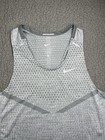 Nike Dri-fit Adv Tech-knit Ultra Running Tank Top Mens S Singlet Gray Dm4751-084
