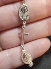Adjustable Sterling Silver Rosary Bracelet