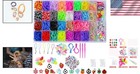 Colorful Loom Bracelet Making Kit     2500  Rubber Bands   Beads  Perfect For Kids